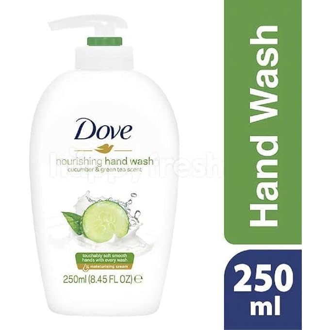 Dove GO FRESH BEAUTY NOURISHING HAND WASH FRESH TOUCH CUCUMBER & GREEN TEA 8.45 OZ, 250ML - Image 1